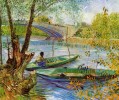 Fishing in the Spring Vincent van Gogh Landscapes brook